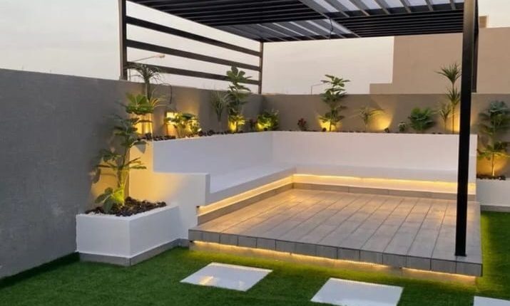 تركيب المظلات والجلسات